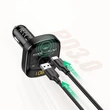 Kép 2/6 - Ugreen FM Transmitter Transzmitter Bluetooth 5.0 Autós töltő MP3 3x USB TF microSD 4,8A Fekete (ED04070717)