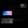 Kép 5/5 - Green Cell GC PowerStream USB-A - USB-C 200cm quick charge Ultra Charge, QC 3.0 Adat és töltőkábel