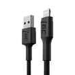 Obraz 1/5 - Green Cell GC PowerStream USB-A - Lightning 30cm Apple 2.4A Dátový a nabíjací kábel
