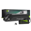 Kép 1/5 - Green Cell elektromos kerékpár akkumulátor 36V 13Ah 468Wh E-Bike Pedelec Down Tube töltővel