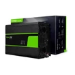 Imagine 2/5 - Invertor auto Green Cell de la 12V la 220V, convertor de tensiune 2000W/4000W, undă sinusoidală pură