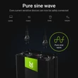 Kép 4/5 - Green Cell Autós áram feszültségátalakító inverter 12V-ról 230V-ra 3000W / 6000W, teljes/tiszta szinuszhullám