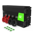 Kép 1/5 - Green Cell Autós Teljesítmény Inverter 24V-ról 230V-ra feszültségátalakító (feszültség növelő) 2000W / 4000W módosított szinusz