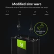 Kép 5/5 - Green Cell Autós Teljesítmény Inverter 24V-ról 230V-ra feszültségátalakító (feszültség növelő) 2000W / 4000W módosított szinusz