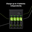Kép 3/5 - Green Cell GC VitalCharger Ni-MH AA és AAA akkumulátor töltő Micro USB and USB-C portal