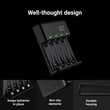 Obraz 5/5 - Green Cell GC VitalCharger a batéria 2xAA 2000mAh, 2xAAA 800mAh