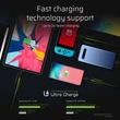 Obraz 5/5 - Green Cell 3x Ray USB-C 120 cm kábel so zeleným LED podsvietením, rýchle nabíjanie Ultra Charge, QC 3.0