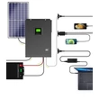 Obraz 2/5 - Zelená bunka Solárny panel Invertor Solárne napájanie MPPT Solárny panel nabíjačka 48V DC 230V AC 3000W / 3000VA Čistá tónová vlna