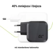 Obraz 3/5 - Rýchla nabíjačka Green Cell GaN PowerGaN 2x USB-C PD + 1x QC 3.0 65W EU (čierna)