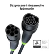 Kép 3/5 - Green Cell Snap Type 2 EV elekromos autó töltőkábel 22 kW 7 m Tesla Model 3 S X Y, VW ID.3, ID.4, Kia EV6, Hyundai IONIQ 5, Ford Mach-E számára