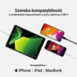 Obraz 3/5 - Green Cell Biela USB-C - Lightning MFi 1 m kábel Apple iPhone Green Cell PowerStream, rýchle nabíjanie Power Delivery