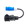 Obraz 2/4 - Zelený napájací adaptér Červený CEE 16A 400V 5P na modrý CEE 16A 230V 3P