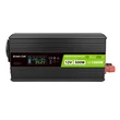 Obraz 2/5 - Invertor do auta Green Cell z 12V na 230V menič napätia (zosilňovač napätia) 500W/1000W Čistá sínusová vlna, s LCD displejom