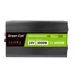 Obraz 2/5 - Invertor do auta Green Cell z 24V na 230V menič napätia (zosilňovač napätia) 3000W/6000W Čistá sínusová vlna, s LCD displejom