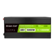 Obraz 2/5 - Striedač napätia do auta Green Cell 48V na 230V (zvyšovač napätia) 5000W/10000W Pure Sine Wave s LCD displejom 
