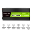 Obraz 5/5 - Striedač napätia do auta Green Cell 48V na 230V (zvyšovač napätia) 5000W/10000W Pure Sine Wave s LCD displejom 