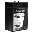 Obraz 1/5 - Green Cell CUBE AGM batéria IP54 6V 4,5Ah VRLA Gel hlboký cyklus, skúter, kosačka, loď, traktor
