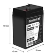 Obraz 3/5 - Green Cell CUBE AGM batéria IP54 6V 5Ah VRLA Gel hlboký cyklus, skúter, kosačka, loď, traktor