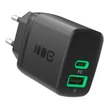 Obraz 2/5 - Nabíjačka Greencell PowerSource Duo30 USB/USB-C čierny napájací adaptér 30W napájanie