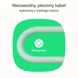Obraz 5/5 - Greencell PowerStream USB-C kábel 1,2m 100W Rýchle Nabíjanie PD Čierna