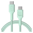 Obraz 1/5 - Greencell PowerStream USB-C kábel 1,2m 100W Rýchle nabíjanie PD Zelená