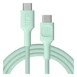 Obraz 1/5 - Greencell PowerStream USB-C kábel 2m 100W Rýchle nabíjanie PD Zelená