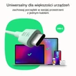 Obraz 2/5 - Greencell PowerFlex Silikónový USB-C kábel 0.3m 100W Rýchle Nabíjanie PD Čierny
