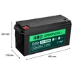 Kép 5/5 - Green Cell Cube AGM VRLA IP54 12V 150Ah karbantartásmentes akkumulátor lakókocsikhoz, fotovoltaikához, napelemekhez, hajókhoz