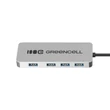 Obraz 2/5 - Green Cell Adaptér Basic HUB Greencell USB-A 4v1 (4×USB 3.0) – rýchly prenos až do 5 Gb/s, hliníkové puzdro