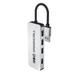 Obraz 1/5 - Green Cell Adaptér Basic HUB Greencell USB-A 4v1 (4×USB 3.0) – rýchly prenos až do 5 Gb/s, hliníkové puzdro