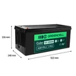 Obraz 2/5 - Bezúdržbová batéria Greencell AGM VRLA 12V 200Ah pre solárne aplikácie na lodi (240x522x226mm)