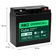 Obraz 2/5 - Bezúdržbová batéria Greencell AGM VRLA 12V 18Ah pre registračné pokladnice, hračky, kamery (181x77x167mm)