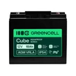 Obraz 3/5 - Bezúdržbová batéria Greencell AGM VRLA 12V 18Ah pre registračné pokladnice, hračky, kamery (181x77x167mm)