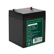 Obraz 5/5 - Greencell AGM VRLA 12V 4.5Ah bezúdržbová batéria pre pokladne, hračky, fotoaparáty (90x70x106mm)