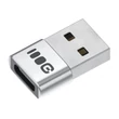 Kép 1/5 - Greencell Plug&Play adapter 2.4A USB-A - USB-C adatátvitel 480 Mbps 12W alumínium