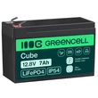 Obraz 1/5 - Green Cell CUBE LiFePO4 7Ah 12,8V 89,6Wh lítium-železofosfátová batéria pre UPS, monitorovanie
