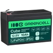 Obraz 1/5 - Green Cell CUBE LiFePO4 10Ah 12,8V 128Wh lítium-železofosfátová batéria pre UPS, monitorovanie