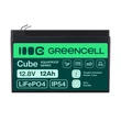 Kép 4/5 - Green Cell CUBE LiFePO4 12Ah 12,8V 153.6Wh lítium-vas-foszfát akkumulátor UPS-hez, kerekesszékhez, elektromos játékokhoz, robogóhoz