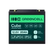 Kép 4/5 - Green Cell CUBE akkumulátor/akku LiFePO4 20Ah 12.8V 256Wh Lítium-vasfoszfát, fotovoltaikus, napelemes rendszerhez