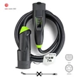 Picture 1/5 -Green Cell Habu EV Mobile Charger 11 kW 7 m Type 2 to CEE 16 A for Charging Electric Vehicles EV PHEV 2in1 Wallbox with GC App