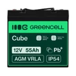 Obraz 2/5 - Green Cell AGM olovená batéria 12V 55Ah (bezúdržbová, pre člny a gumené člny)