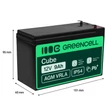 Obraz 2/5 - Green Cell AGM gélová batéria 12V 9Ah