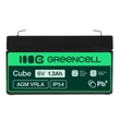 Kép 4/5 - Green Cell AGM akkumulátor VRLA 6V 1.3 Ah