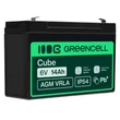 Obraz 1/5 - Green Cell AGM gélová batéria 6V 14Ah