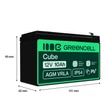 Obraz 2/5 - Green Cell olovená batéria AGM 12V 10Ah