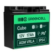Obraz 1/5 - Green Cell olovená batéria AGM 12V 17Ah pre lode, elektrické vozidlá