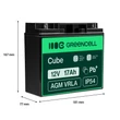 Obraz 2/5 - Green Cell olovená batéria AGM 12V 17Ah pre lode, elektrické vozidlá