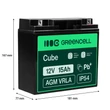 Obraz 2/5 - Green Cell AGM batéria 12V 15Ah