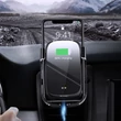 Obraz 8/8 - Baseus Rock Smart držiak telefónu do auta s bezdrôtovou nabíjačkou Qi 10 W, elektrické zamykanie, držiak telefónu do ventilácie - čierny (WXHW01-01)