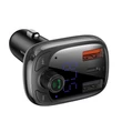 Picture 4/8 -Baseus Bluetooth 5.0 FM Transmitter Car Charger Quick Charge 4.0 Power Delivery USB Typ C / microSD 5A black (CCTM-B01)